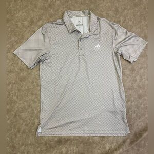 Adidas Gray Performance Polo Shirt